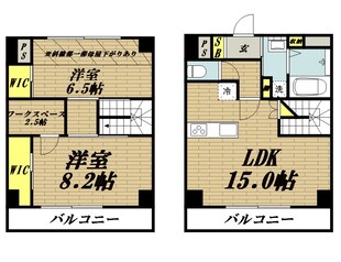 ＲＵＲＢＡＮ　ＨＡＳＨＩＭＯＴＯの物件間取画像